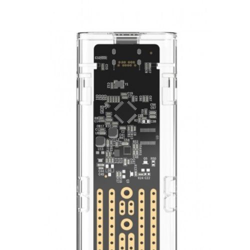 x-EE2280-U3C-02 Gembird Kuciste za M.2 SSD memoriju NGFF USB3.1 transparentni FO slika 3