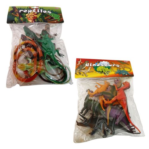 Set plastičnih figurica dinosaura i reptila slika 2