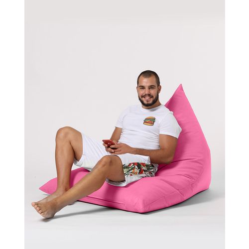 Atelier Del Sofa Pyramid Big Bed Pouf - Roze Bean Bag za baštu slika 15