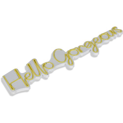 Wallity Ukrasna plastična LED rasvjeta, Hello Gorgeous - Yellow slika 5