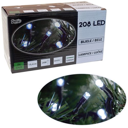 208 LED, lampica, bijelo svjetlo slika 1