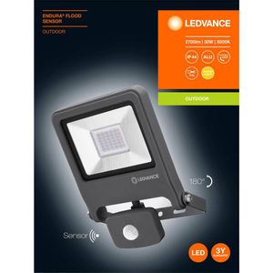 LEDVANCE ENDURA® FLOOD Sensor Warm White L 4058075239548 LED vanjski spotlight s detektor pokreta  30 W toplo bijela