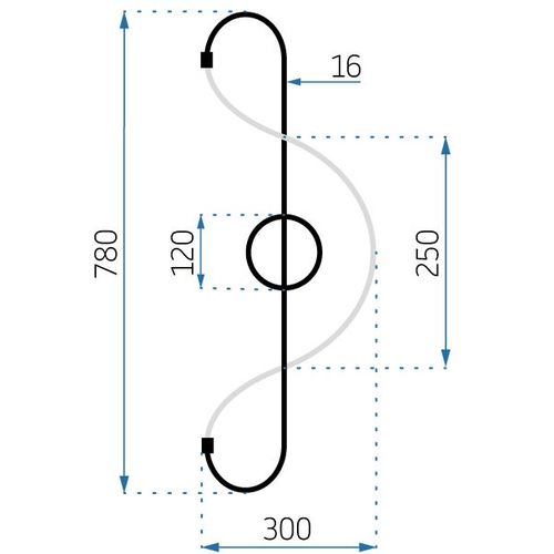 TOOLIGHT APP858-W Long Gold LED zidna svjetiljka slika 11