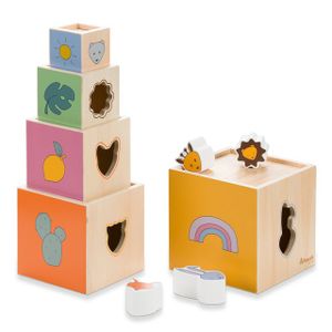 Hauck Drvene kocke za slaganje Stack N Raise