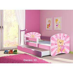 Deciji krevet ACMA II 160x80 F + dusek 6 cm PINK10