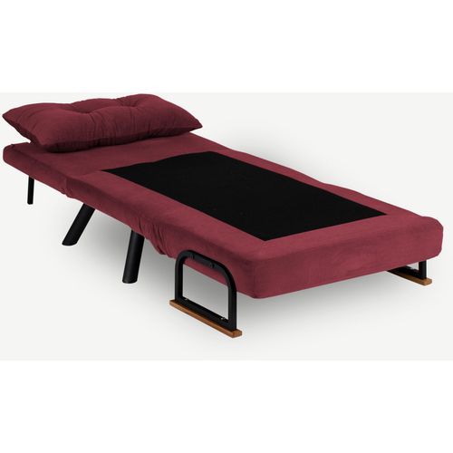 Atelier Del Sofa Fotelja na razvlačenje, Kesten, Sando Single - Maroon slika 4