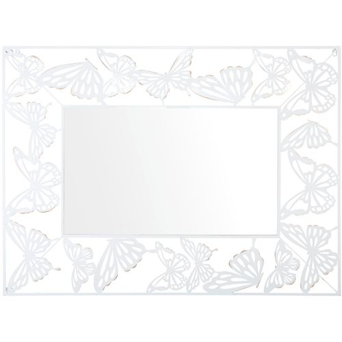 Mauro Ferretti Zidno ogledalo bijeli leptir cm 85x1x115 slika 1