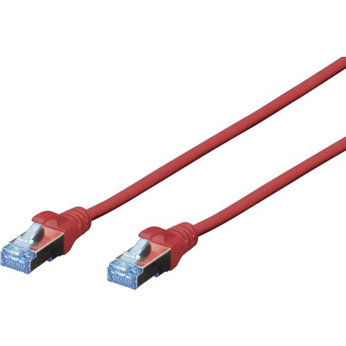 Digitus DK-1531-050/R RJ45 mrežni kabel, Patch kabel cat 5e SF/UTP 5.00 m crvena  1 St. slika 3