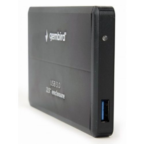 EE2-U3S-2 Gembird USB 3.0 Externo kuciste za 2.5 SATA hard diskove, aluminium, crni A slika 2
