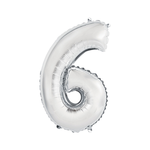 FG-C35S6 Folijski balon 6 Silver 35cm