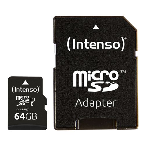 Intenso 64GB microSDXC UHS-I Class 10 Premium memorijska kartica slika 1