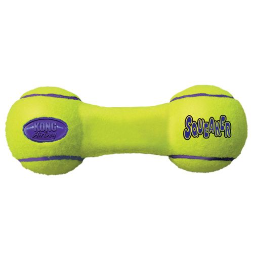 KONG Igračka za psa, AirDog Squeaker Dumbbell Medium zvučna, 6,35x17,78x6,35cm slika 1