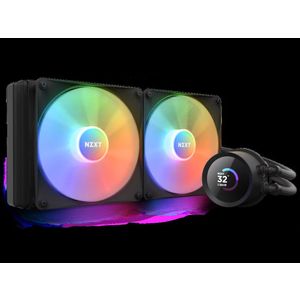 NZXT Water cooling 280 RGB Kraken, liquid AIO cooler LCD Display