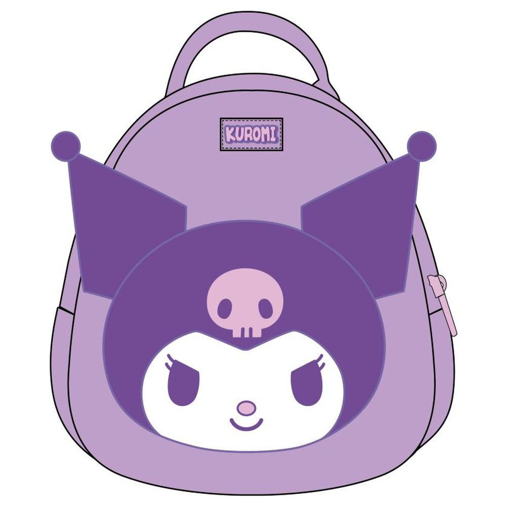 Kuromi Hello Kitty ruksak 20 cm slika 1