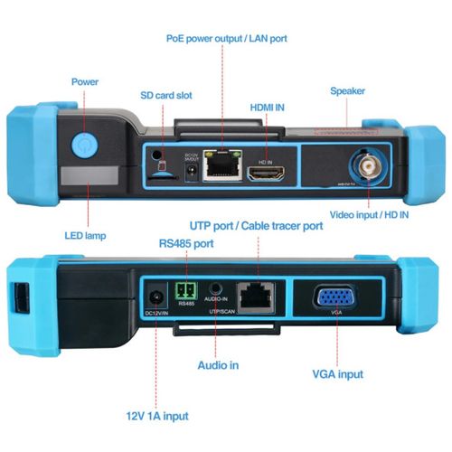 Tester za IP kamere IPC-5100C Plus 5inc IPS touch screen 1920x1080 slika 3