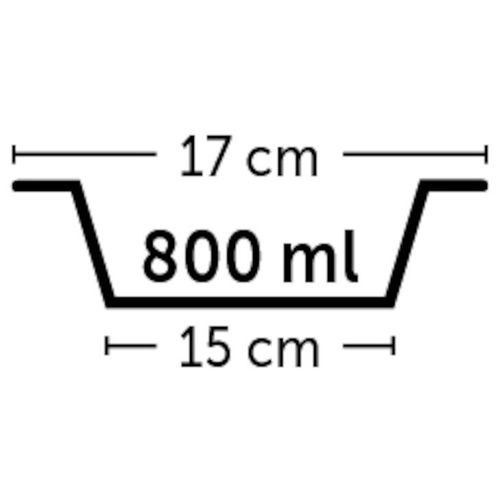 PROTIKLIZNA POSUDA KENA SV. PLAVA fi 17cm, 800ml slika 2