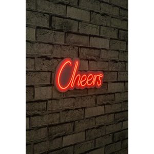 Wallity Ukrasna plastična LED rasvjeta, Cheers - Red