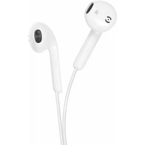Forcell stereo slušalice za Apple iPhone Lightning 8-pin NEW BOX bijele slika 2
