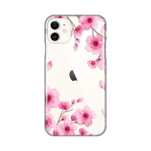 Torbica Silikonska Print Skin za iPhone 11 6.1 Rose Flowers slika 1