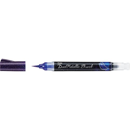 PENTEL kist Dual Metallic ljubičasto-plavi 5 kom  slika 1