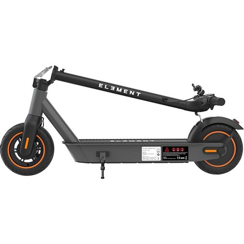 Element električni sklopivi romobil MAX 500W / 10 "gume / 48V/11,6Ah / rekuperacija / domet do 65km (crna) slika 9