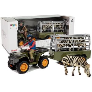 Quad s prikolicom transporter zebre