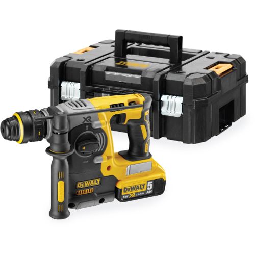 Dewalt DCH274P2T AKU ROTACIJSKI BUŠILICA / ČEKIĆ 18V, SDS+, TSTAK  2X5.0AH  slika 2