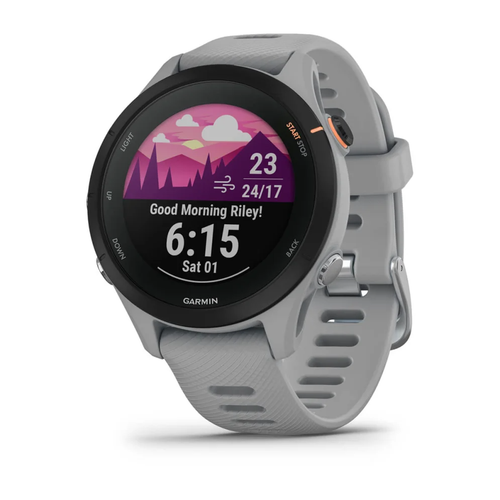 Garmin manji sat za trčanje Forerunner 255S, praškasto sivi slika 1