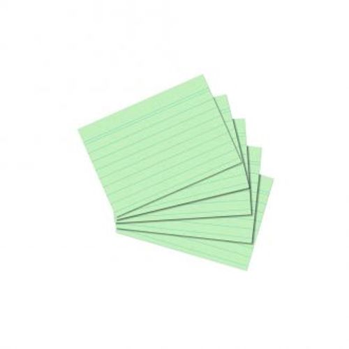 Kartica A8, diktando, set 1/100, 170 gramski papir, zelena, Herlitz slika 1