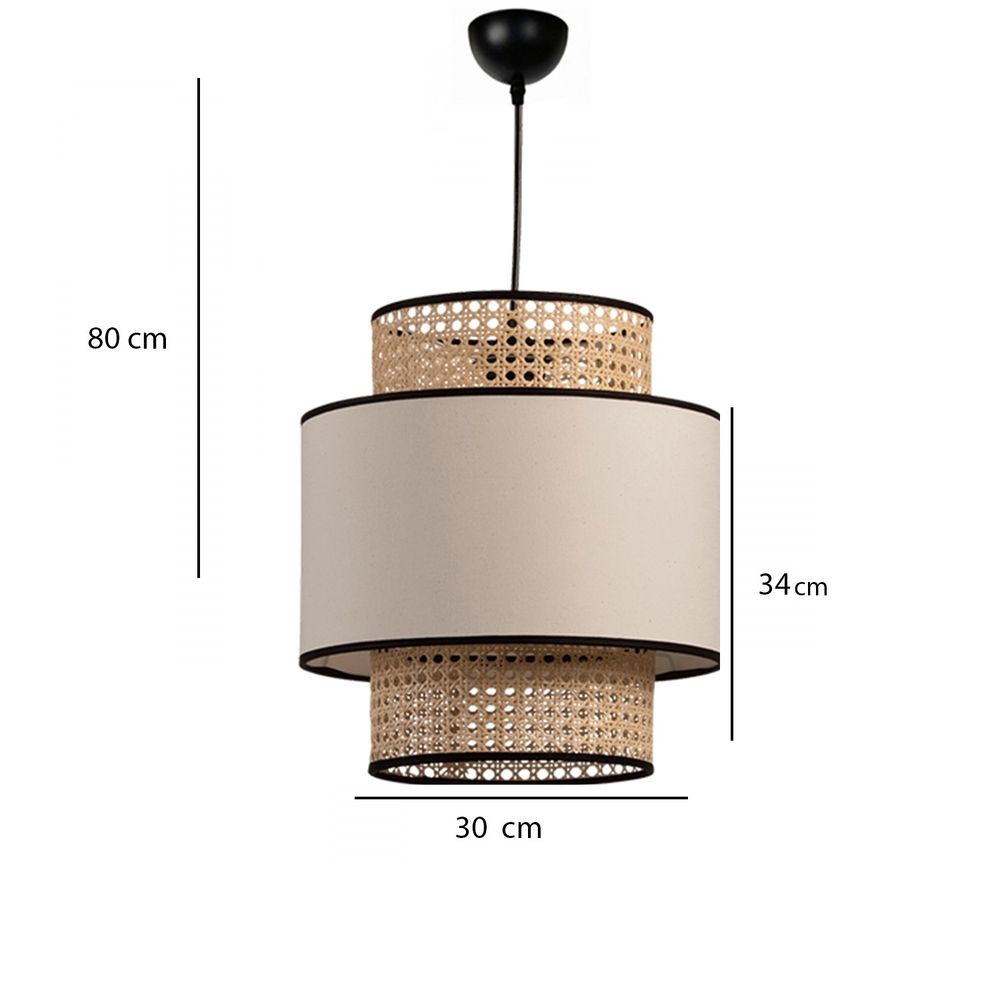 Luster AYD-3506 u Bež i Crnoj Boji slika 3