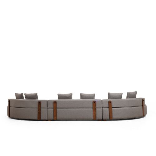 Atelier Del Sofa Kutna garnitura GONDOL-3, siva, Gondol-3 (CHL-SOL-O3-CHL-SAĞ) - Grey slika 3