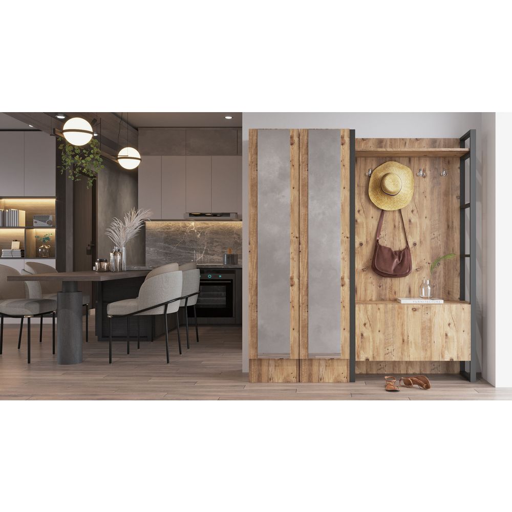 Ml18-A Atlantic Pine Hall Stand slika 4