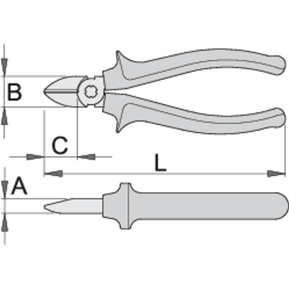 Unior - Kliješta za rezanje žice - Siječice kose 140mm - 461/4G slika 2