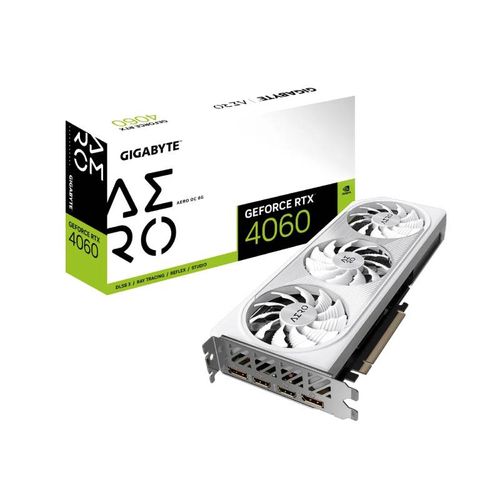 Gigabyte nVidia GeForce RTX 4060 AERO OC 8GB GV-N4060AERO OC-8GD slika 1