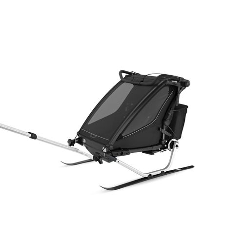 Thule Chariot Sport 2 double multifunkcionalna sportska prikolica za bicikl - 2 djece, crna slika 10