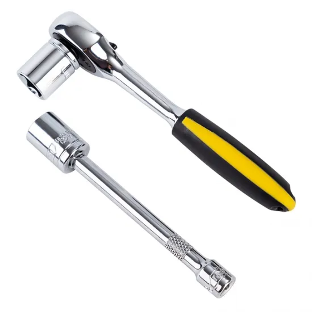 Deli Set nasadnika sa račnom 1/4", 12 kom EDL0012T slika 2