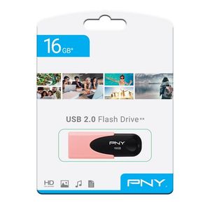 USB stick PNY Attaché 4 Pastel, 16GB, USB2.0, rozi