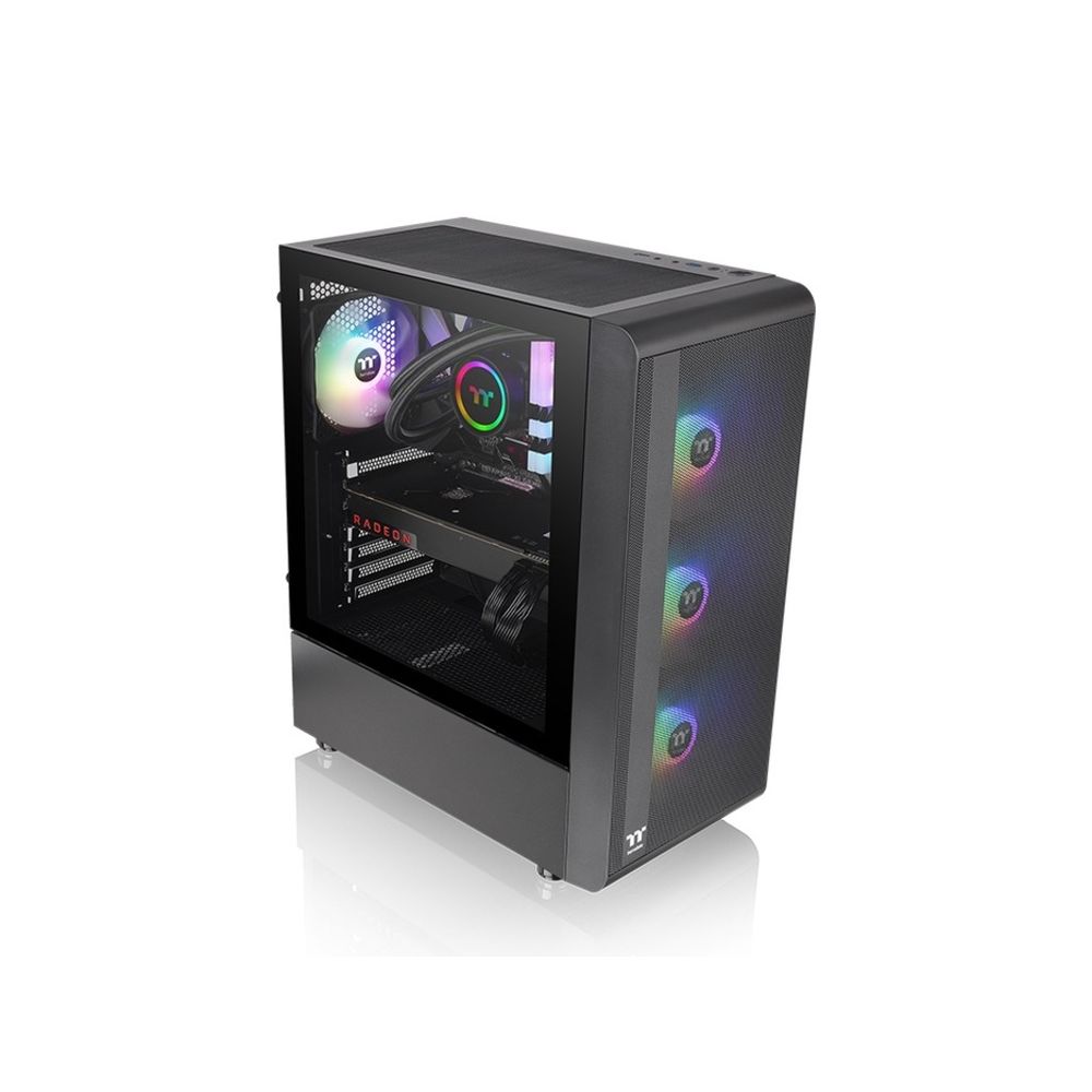 Thermaltake S200 TG ARGB Mid tower case, 3x ARGB 120mm Lite fan slika 4