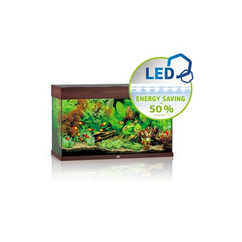 JUWEL Rio 125 LED Akvarij Tamno drvo, 81 x 36 x 50 cm, 125 litara slika 1