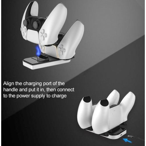 Docking station drzac sa USB punjacem za 2 PS5 kontrolera HBP-275 CRNI 052802 slika 4