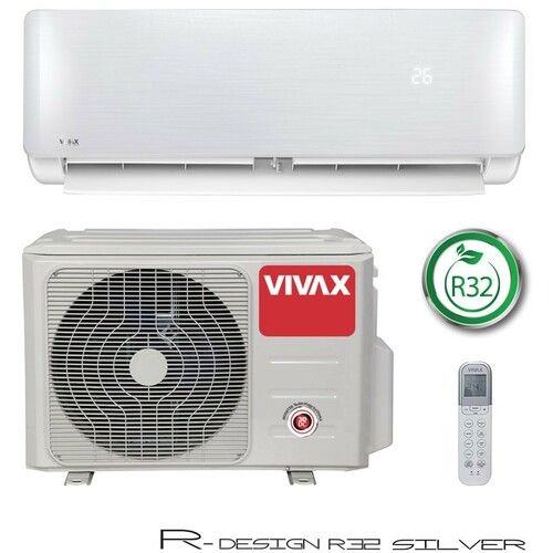 Vivax ACP-12CH35AERI+ SILVER, Inverter klima uređaj, 12000 BTU, WiFi ready, Grejač spoljne jedinice, Srebrna boja slika 4