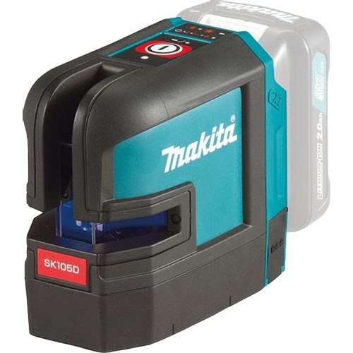 Makita Aku Laserski Križni Nivelir SK105DZ (25m, Crveni, 12V) slika 1