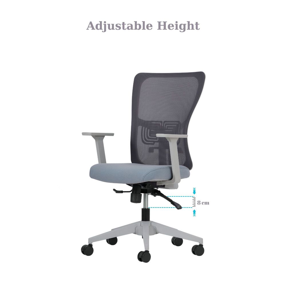 Set kancelarijskih stolica Lumbar 108 - siva boja (2 komada) slika 7