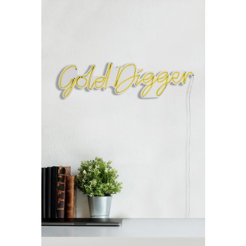 Wallity Ukrasna plastična LED rasvjeta, Gold Digger - Yellow slika 4