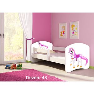 Deciji krevet ACMA II 140x70 + dusek 6 cm WHITE43