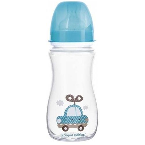 Canpol baby Flašica široki vrat, antikolik - Easy start- 300 ml  - toys car plava slika 1