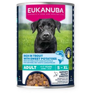 EUKANUBA Adult konzerva bogata pastrvom i batatom 400g