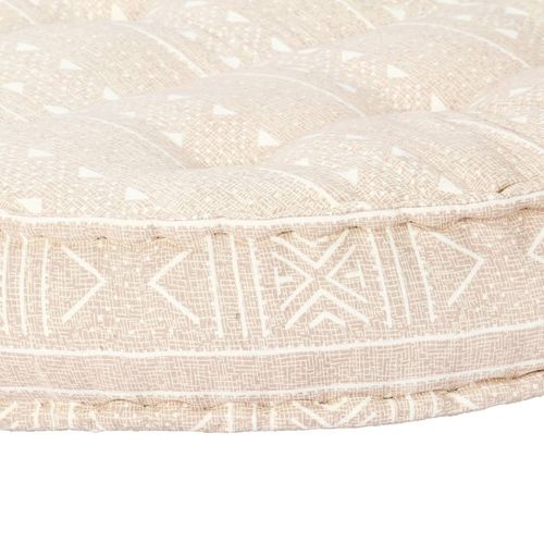 283789 Pouffe 100x20 cm Beige Fabric slika 6