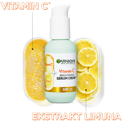 Garnier Skin Naturals Vitamin C 2u1 serum-krema za lice 50ml slika 2