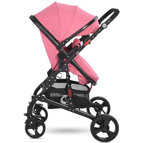 LORELLI ALBA CLASSIC Kolica 2u1 Candy Pink: Košara + Zimska Navlaka (0mj+) - (do 15kg/96cm) slika 6